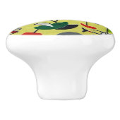 Mid Century Moderne atoomontwerpkeramische puin Keramische Knop (Zijkant)