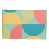 Mid Century Moderne Bitterzoete mosterd en olijf Kussensloop (Achterkant)