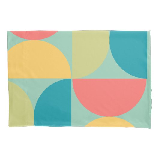 Mid Century Moderne Bitterzoete mosterd en olijf Kussensloop (Voorkant)