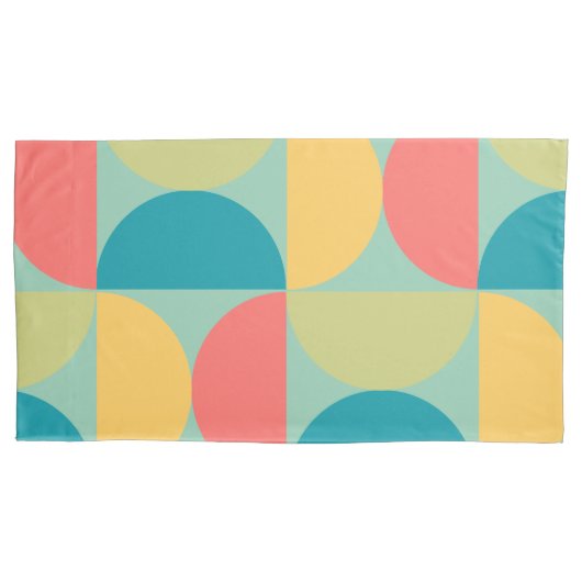 Mid Century Moderne Bitterzoete mosterd en olijf Kussensloop (Voorkant)