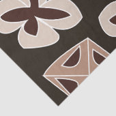 Mid Century Moderne Bloemen Geometrische Tissuepapier (Detail)