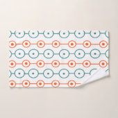 Mid-Century Moderne Circle Strings Bad Handdoek (Handdoek)