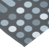 Mid Century Moderne Circles Lines Slate Tafelkleed (Gekanteld)