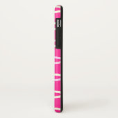 Mid-Century Moderne cirkels, fuchsia roze en crème Case-Mate iPhone Case (Achterkant/links)