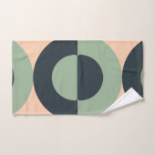 Mid-Century Moderne citroenkruid Bad Handdoek (Handdoek)