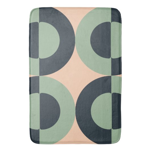 Mid-Century Moderne citroenkruid Badmat (Voorkant Verticaal)