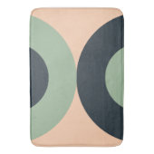 Mid-Century Moderne citroenkruid Badmat (Voorkant Verticaal)