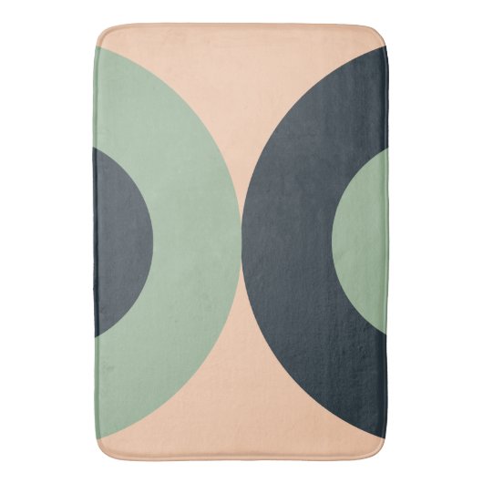 Mid-Century Moderne citroenkruid Badmat (Voorkant Verticaal)