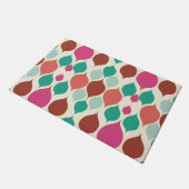 Mid Century Moderne Colorful Geometric Deurmat (Schuin)