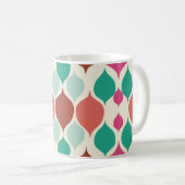 Mid Century Moderne Colorful Geometric Koffiemok (Voorkant rechts)