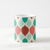Mid Century Moderne Colorful Geometric Koffiemok (Center)