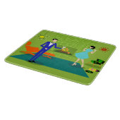 Mid Century Moderne Couple Cutting Board Snijplank (Hoek)