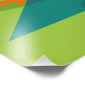 Mid Century Moderne Couple-fotopapier Foto Afdruk (Hoek)