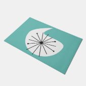 Mid Century Moderne CUSTOM COLOR Starburst Deurmat (Schuin)