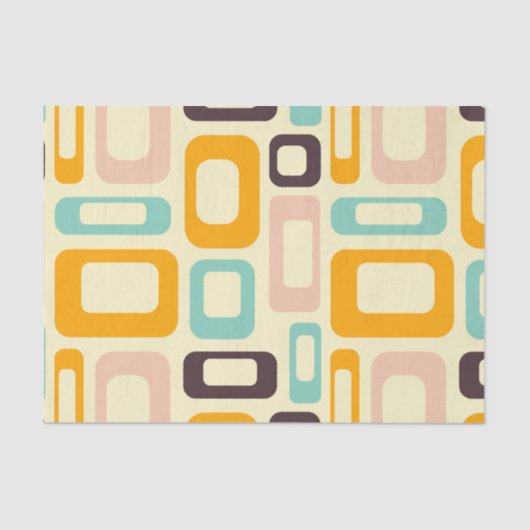 Mid Century Moderne Decoupage Tissuepapier (Voorkant)