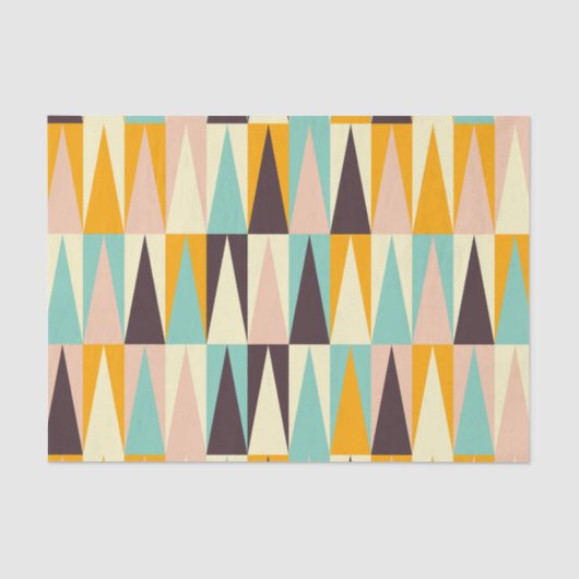 Mid Century Moderne Decoupage Tissuepapier (Voorkant)