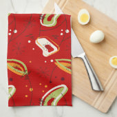Mid Century Moderne Design Kitchen Towel Theedoek (Quarter Fold)