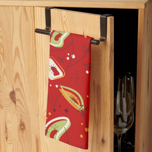 Mid Century Moderne Design Kitchen Towel Theedoek (Derde Gevouwen)