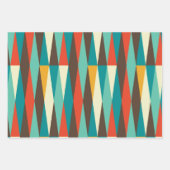 Mid Century Moderne Design Patroon Inpakpapier Vel (Voorkant)