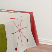 Mid-Century Moderne diamanten in het Rode Tafelkleed (Voorbeeld)