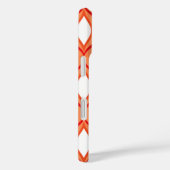 Mid-Century Moderne diamanten, Oranje en wit Case-Mate iPhone Case (Achterkant / Rechts)