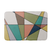 Mid Century Moderne Driehoek Abstract Badmat (Voorkant)