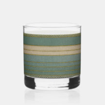 Mid Century Moderne gedempte strepen Print