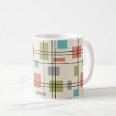 Mid Century Moderne Geometric 3 Koffiemok (Voorkant rechts)