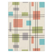 Mid Century Moderne Geometric 3 Tafelkleed (Voorkant)