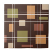 Mid Century Moderne Geometric 6 Tegeltje (Voorkant)