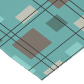 Mid Century Moderne Geometric 8 Korte Tafelloper (Hoek)