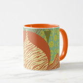 Mid Century Moderne Geometric Mok (Voorkant rechts)