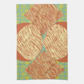 Mid Century Moderne Geometric Theedoek (Verticaal)