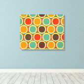 Mid Century Moderne geometrische 5 Canvas Afdruk (Insitu (Houten vloer))