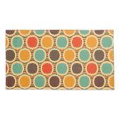 Mid Century Moderne geometrische 5 Kussensloop (Achterkant-Links)