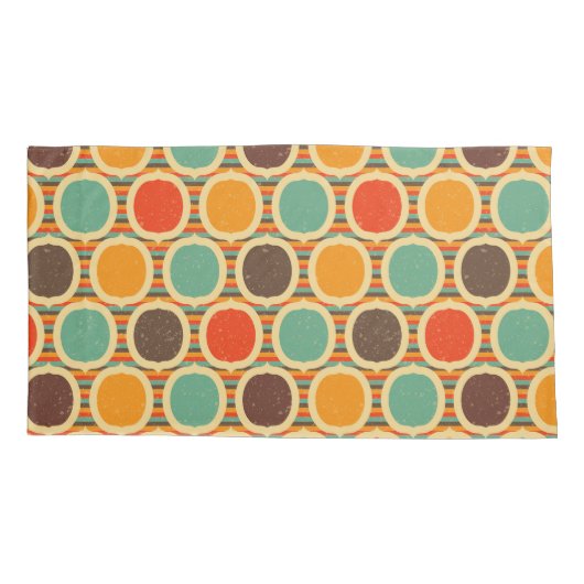 Mid Century Moderne geometrische 5 Kussensloop (Achterkant-Links)