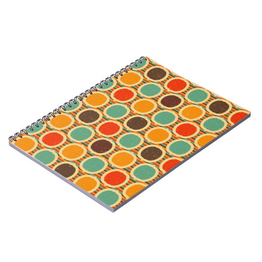 Mid Century Moderne geometrische 5 Notitieboek (Linkerzijde)