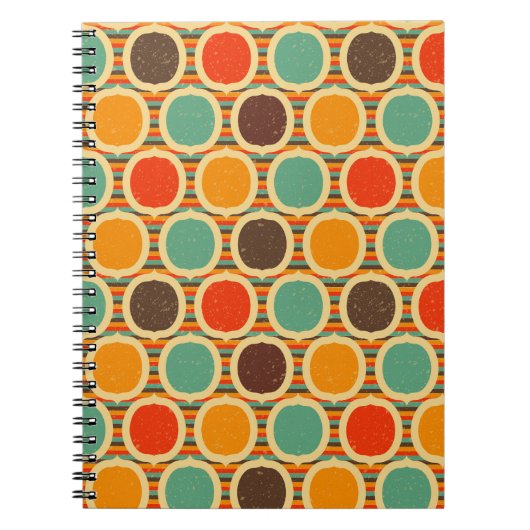Mid Century Moderne geometrische 5 Notitieboek (Voorkant)