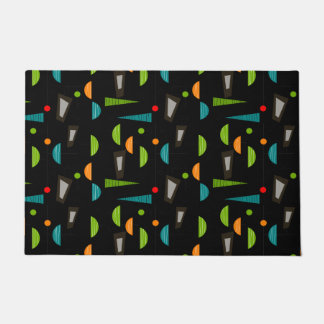 Mid-Century Moderne Geometrische Abstract Deurmat
