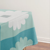Mid Century Moderne Geometrische Flowers Tableclot Tafelkleed (Voorbeeld)