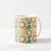 Mid Century Moderne Geometrische Kleur Koffiemok (Voorkant rechts)