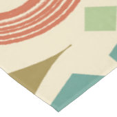 Mid Century Moderne Geometrische Kleur Tafelkleed (Gekanteld)