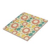 Mid Century Moderne Geometrische Kleur Tegeltje (Zijkant)