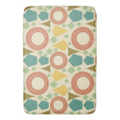 Mid Century Moderne Geometrische Kleurrijke Bathma Badmat (Voorkant Verticaal)
