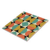 Mid Century Moderne Geometrische Ontwerp Tegeltje (Zijkant)