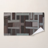 Mid Century Moderne Geometrische Patroon Bad Handdoek (Handdoek)