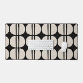 Mid Century Moderne Geometrische Patroon Bureaumat (Keyboard & Muis)
