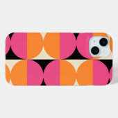 Mid Century Moderne Geometrische Patroon Case-Mate iPhone Case (Achterkant (horizontaal))