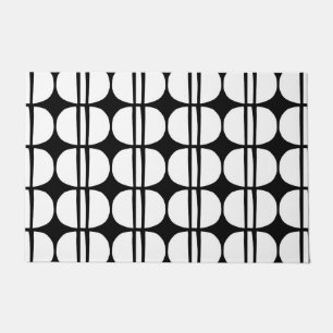 Mid Century Moderne Geometrische Patroon Deurmat