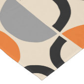 Mid Century Moderne Geometrische Patroon Korte Tafelloper (Hoek)